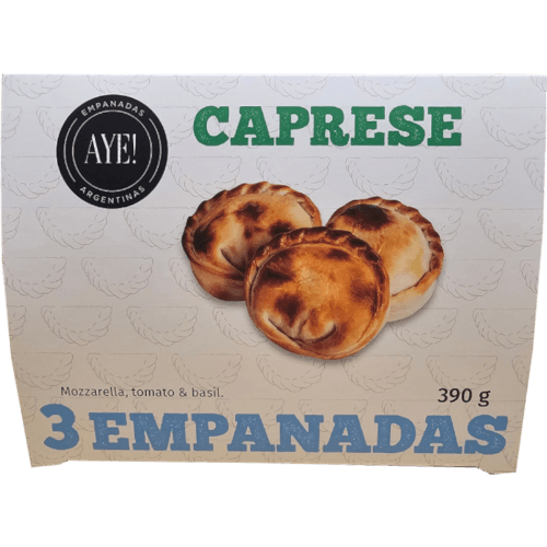 Aye! Empanadas & More Caprese Pies