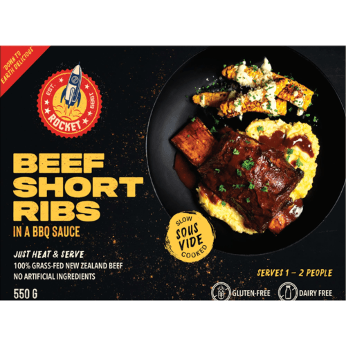 Rocket Beef Short Ribs in BBQ Sauce