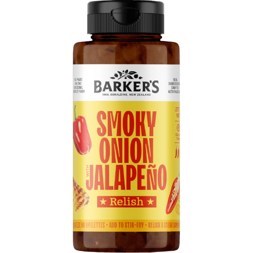 Barker's Smoky Onion With Jalapeno Relish
