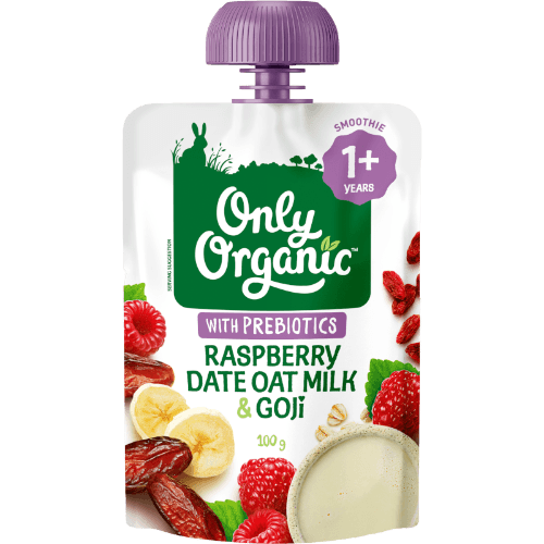 Only Organic Raspberry Date Oat Milk & Goji 1+ Years Smoothie