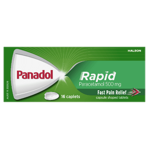 Panadol Rapid Paracetamol 500mg Capsules