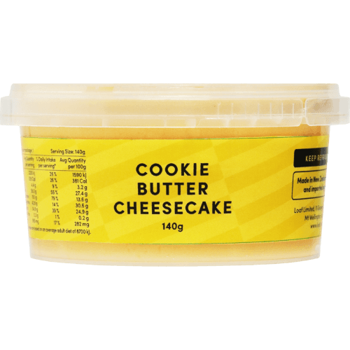 Loaf Cookie Butter Cheesecake