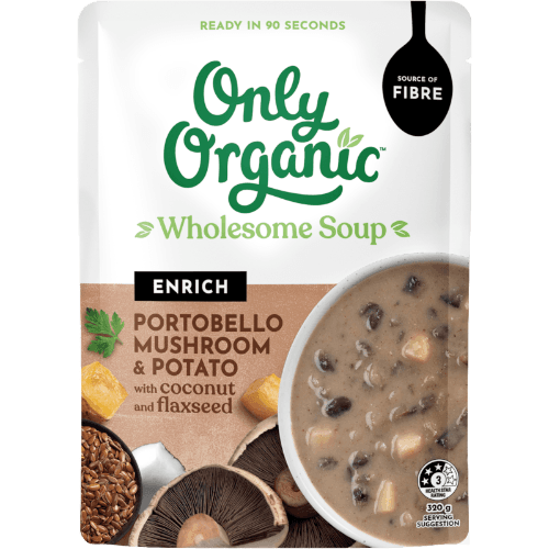 Only Organic Enrich Portobello Mushroom & Potato Wholesome Soup