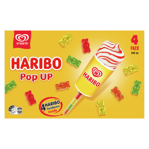 Streets Haribo Strawberry Vanilla Frozen Dessert