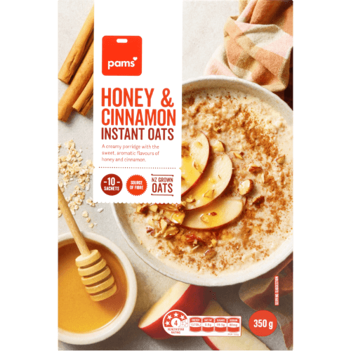 Pams Honey & Cinnamon Instant Oats
