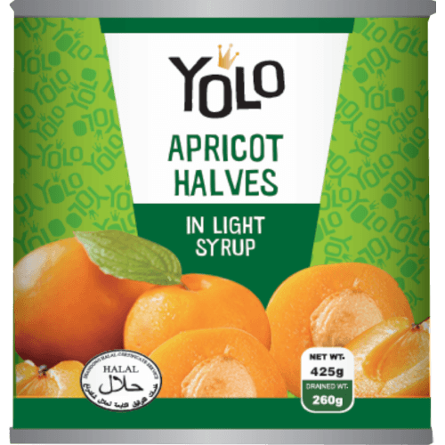 Yolo Apricot Halves In Light Syrup