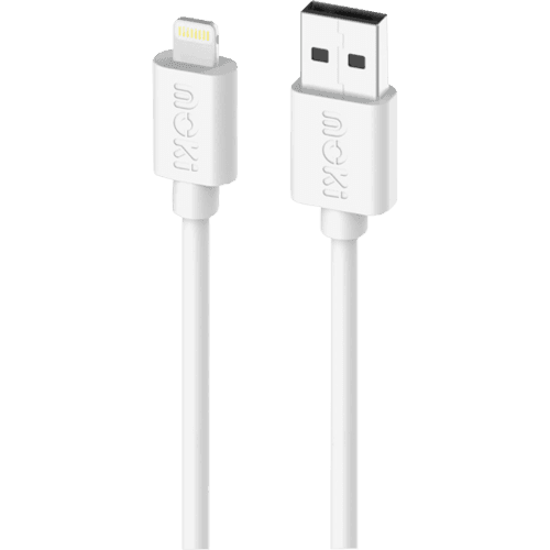 Moki Classic White USB-A To Lightning Cable 1M