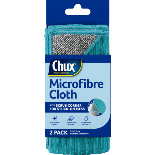 Chux Microfibre Cloth with Scrub Corner