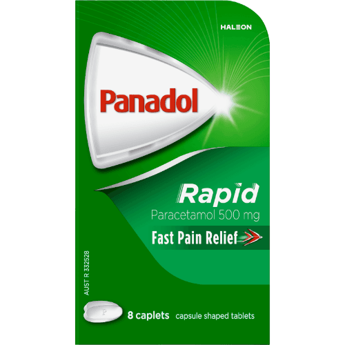 Panadol Rapid Paracetamol 500mg Caplets