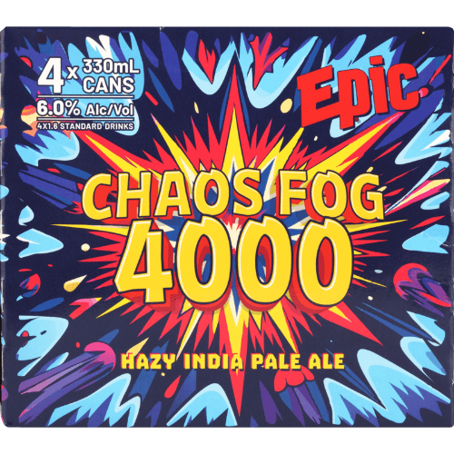 Epic Chaos Fog 4000 Hazy India Pale Ale