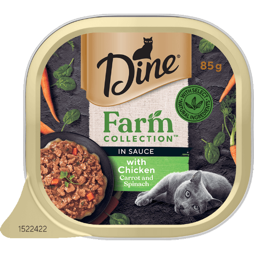 Dine Farm Collection In Sauce with Chicken Carrot & Spinach Pet Food