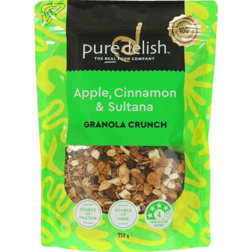Pure Delish Apple Cinnamon & Sultana Granola Crunch