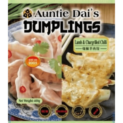 Auntie Dai's Lamb & Chargrilled Chilli Dumplings
