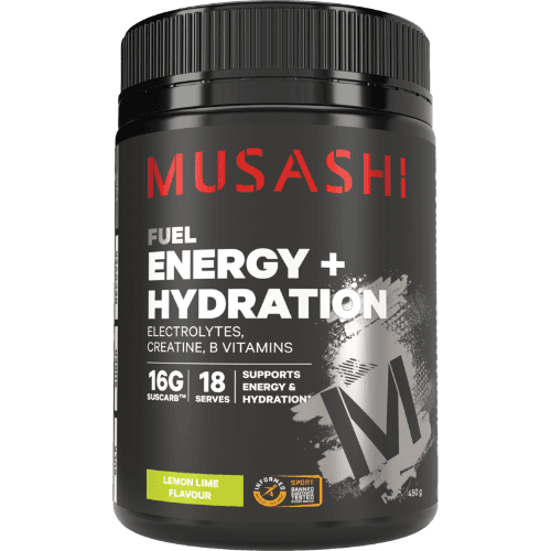 Musashi Lemon Lime Flavour Energy + Hydration