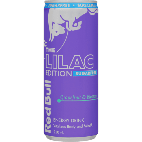 Red Bull Lilac Edition Grapefruit & Blossom Sugarfree Energy Drink