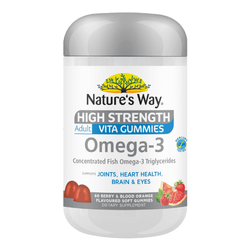 Natures Way High Strength Omega 3 Adult Vita Gummies