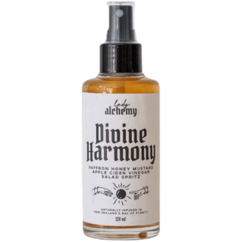 Lady Alchemy Divine Harmony Saffron Honey Mustard Apple Cider Vinegar Salad Spritz Dressing