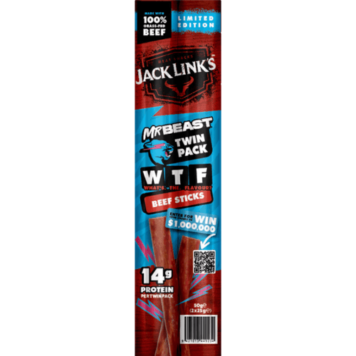 Jack Link's Limited Edition Mr Beast Beef Sticks