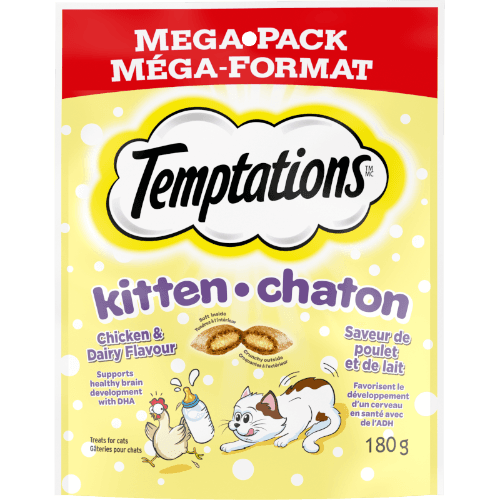 Temptations Chicken & Dairy Flavour Treats For Cats