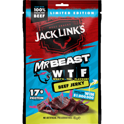 Jack Link's Mr Beast What The Flavour Jerky