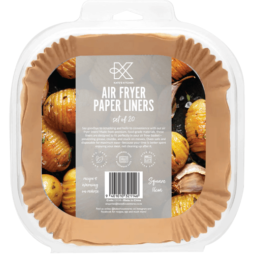 Kates Sq Air Fryer Liner 16cm Paper