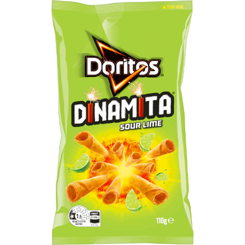 Doritos Dinamita Sour Lime Tortilla Chips
