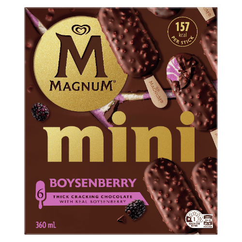 Magnum Mini Boysenberry Ice Cream