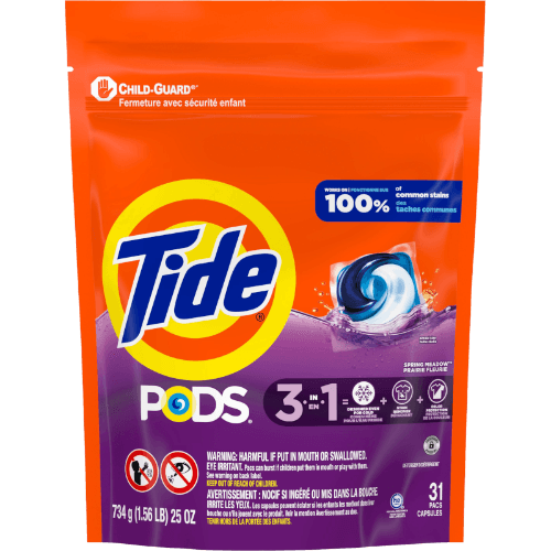 Tide Spring Meadow 3 In 1 Laundry Liquid Capsules