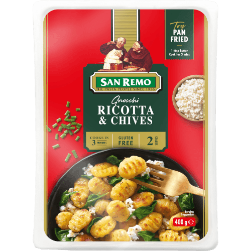 San Remo Ricotta & Chives Filled Gnocchi