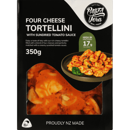 Pasta Vera Four Cheese Tortellini With Sundried Tomato Sauce Ready Meal