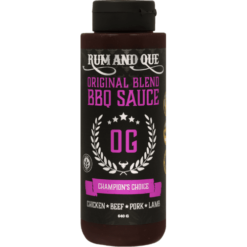 Rum and Que Original Blend "OG" BBQ Sauce