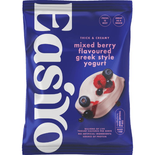 Easiyo Thick & Creamy Mixed Berries Flavoured Greek Style Yogurt Base