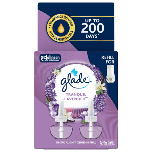 Glade Tranquil Lavender Electric Plug In Scented Oil Refill