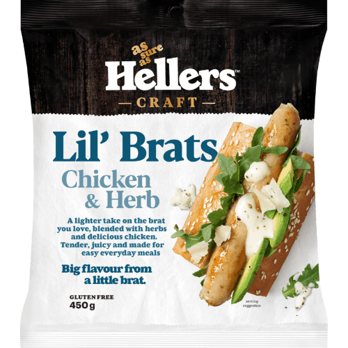 Hellers Craft Lil' Brats Chicken & Herb Sausage