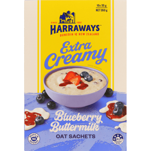 Harraways Extra Creamy Blueberry Buttermilk Oat Sachets