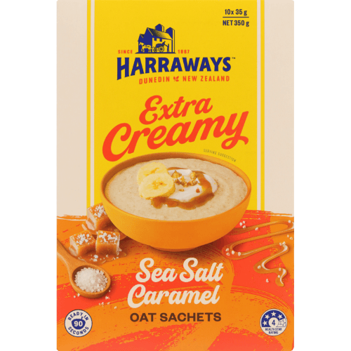 Harraways Extra Creamy Sea Salt Caramel Oat Sachets