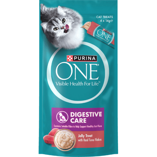 Purina ONE Digestive Care Jelly Treat with Real Tuna Flakes Cat Treats