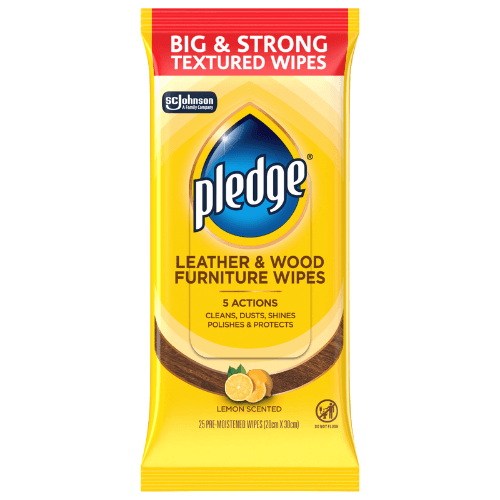 Pledge Leather & Wood Furniture Wipes