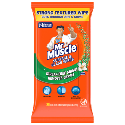 Mr Muscle Surface & Glass Wipes