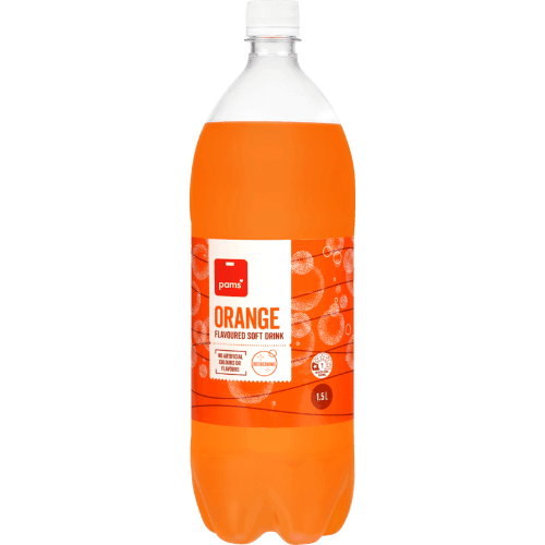 Pams Orange Flavoured Soft Drink