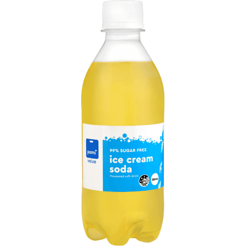 Pams Value 99% Sugar Free Ice Cream Soda Flavoured Soft Drink
