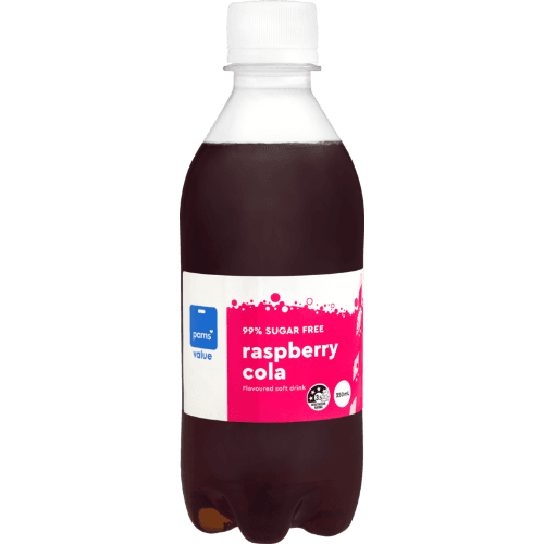 Pams Value 99% Sugar Free Raspberry Cola Flavoured Soft Drink