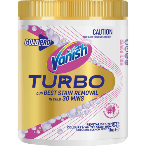 Vanish Napisan Stain Remover Gold Pro Turbo White Powder