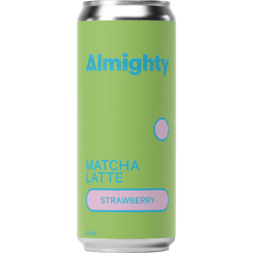 Almighty Strawberry Matcha Latte Beverage