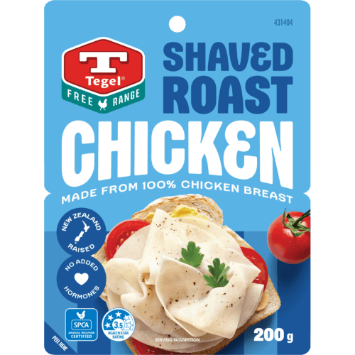 Tegel Free Range Shaved Roast Chicken