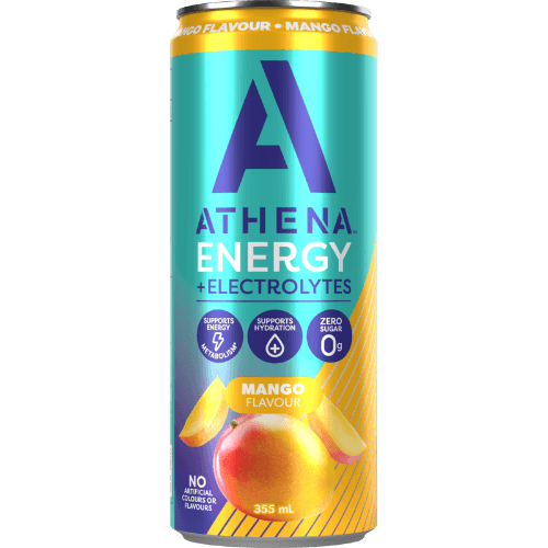 Athena Mango Flavour Energy + Electrolytes Energy Drink