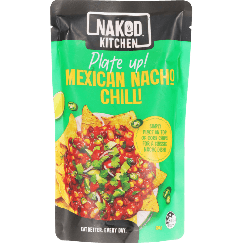 Naked Kitchen Plate Up Mexican Nachos Chilli Meals