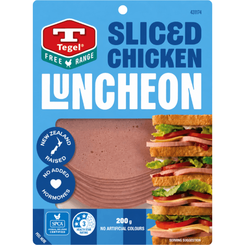 Tegel Free Range Sliced Chicken Luncheon