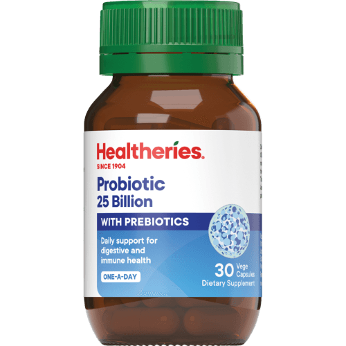 Healtheries Probiotic 25 Million with Prebiotic Vitamins
