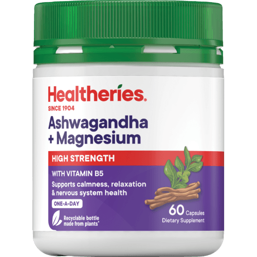 Healtheries High Strength Ashwagandha + Magnesium Vitamins